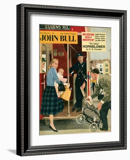 1950s UK John Bull Magazine Cover-null-Framed Giclee Print