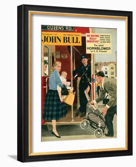 1950s UK John Bull Magazine Cover-null-Framed Giclee Print