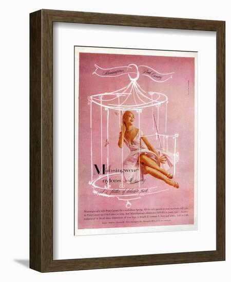 1950s UK Munsingwear Magazine Advertisement-null-Framed Giclee Print