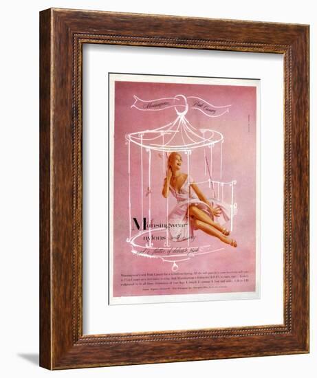 1950s UK Munsingwear Magazine Advertisement-null-Framed Giclee Print