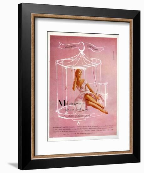 1950s UK Munsingwear Magazine Advertisement-null-Framed Giclee Print