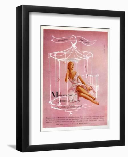 1950s UK Munsingwear Magazine Advertisement-null-Framed Giclee Print