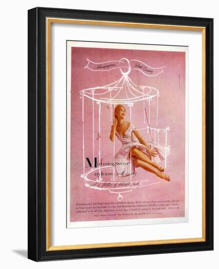 1950s UK Munsingwear Magazine Advertisement-null-Framed Giclee Print