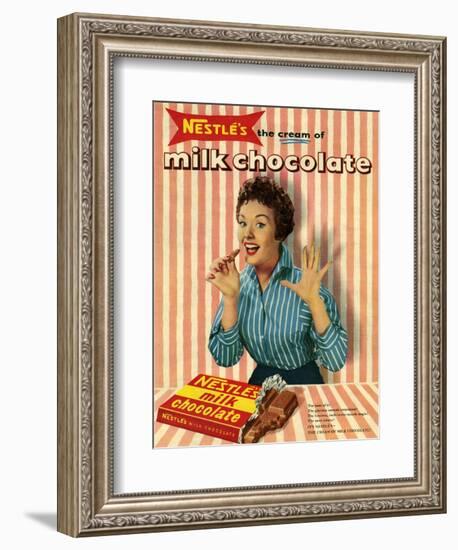 1950s UK Nestle's Magazine Advertisement-null-Framed Giclee Print