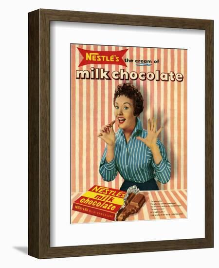 1950s UK Nestle's Magazine Advertisement-null-Framed Giclee Print