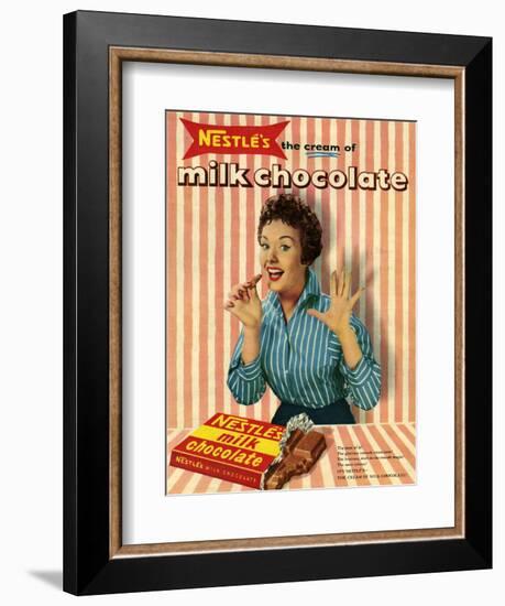 1950s UK Nestle's Magazine Advertisement-null-Framed Giclee Print