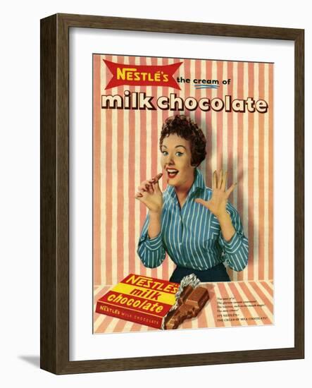 1950s UK Nestle's Magazine Advertisement-null-Framed Giclee Print