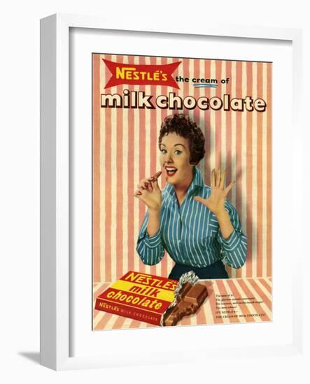 1950s UK Nestle's Magazine Advertisement-null-Framed Giclee Print