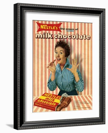 1950s UK Nestle's Magazine Advertisement-null-Framed Giclee Print