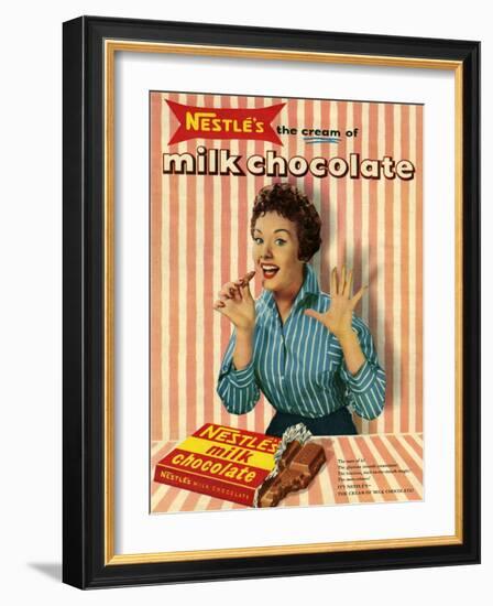 1950s UK Nestle's Magazine Advertisement-null-Framed Giclee Print