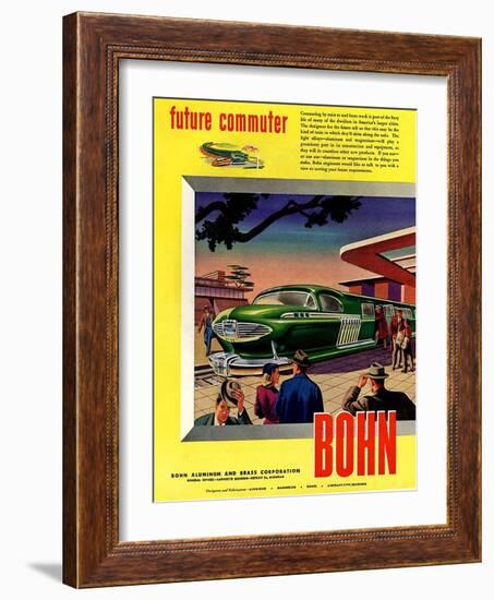 1950s USA Bohn Magazine Advertisement-null-Framed Giclee Print