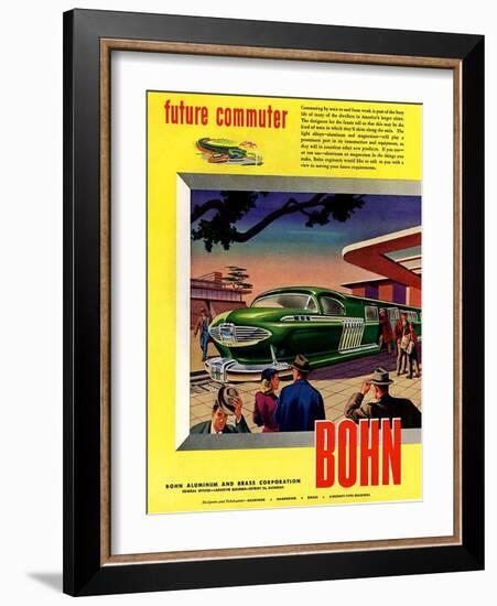 1950s USA Bohn Magazine Advertisement-null-Framed Giclee Print