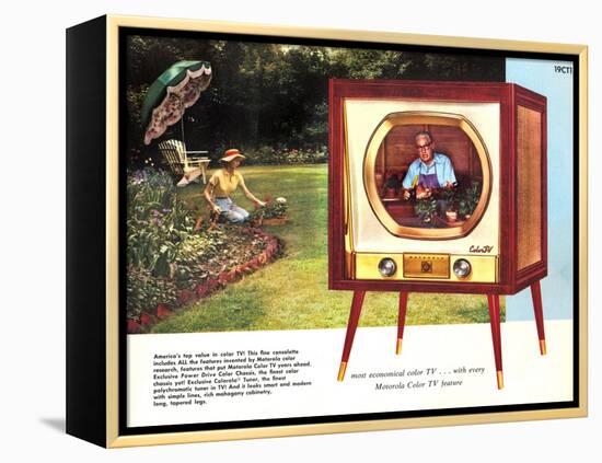 1950s USA Motorola Magazine Advertisement-null-Framed Premier Image Canvas