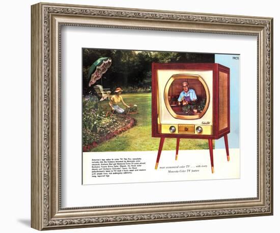 1950s USA Motorola Magazine Advertisement-null-Framed Giclee Print