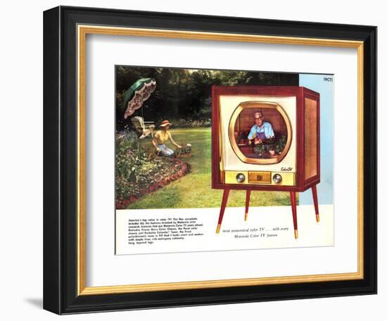 1950s USA Motorola Magazine Advertisement-null-Framed Giclee Print