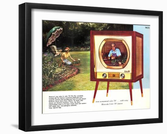 1950s USA Motorola Magazine Advertisement-null-Framed Giclee Print