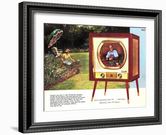 1950s USA Motorola Magazine Advertisement-null-Framed Giclee Print