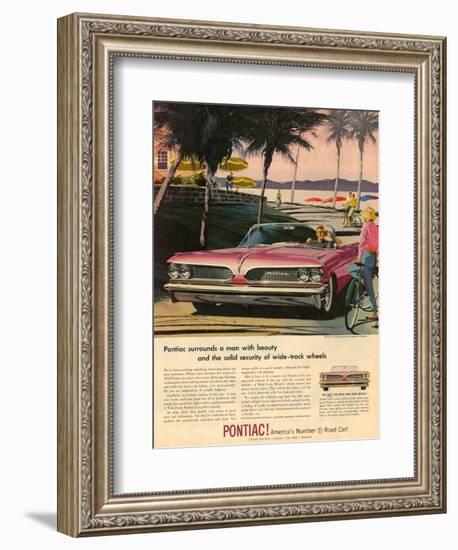 1950s USA Pontiac Magazine Advertisement-null-Framed Giclee Print