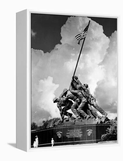 1950s Usmc War Memorial Iwo Jima 1945 Washington DC-null-Framed Premier Image Canvas