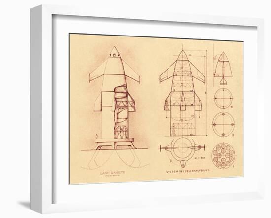 1951 Space Shuttle Design-Detlev Van Ravenswaay-Framed Photographic Print
