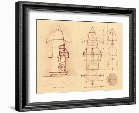 1951 Space Shuttle Design-Detlev Van Ravenswaay-Framed Photographic Print