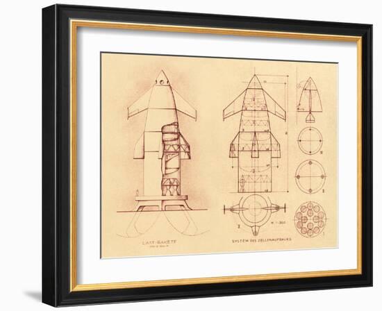 1951 Space Shuttle Design-Detlev Van Ravenswaay-Framed Photographic Print