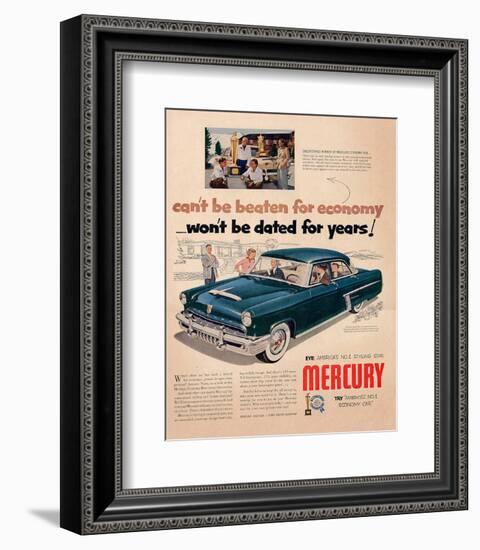 1952 Mercury - Can'T Be Beaten-null-Framed Art Print