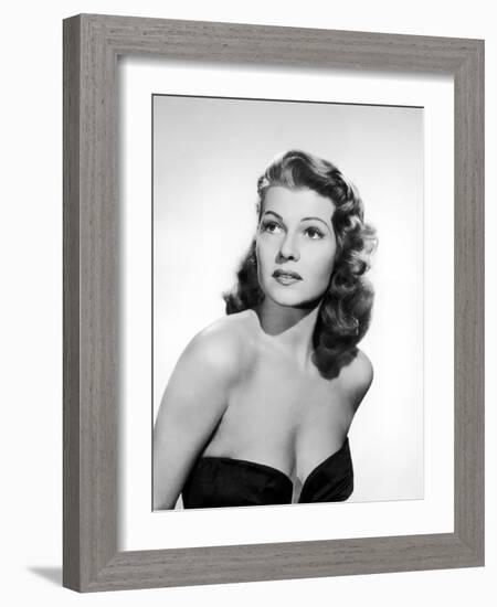 1952: Promotional portrait of American actor Rita Hayworth (1918 - 1987)-null-Framed Photo