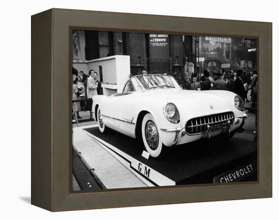 1953 Chevrolet Corvette, (C1953)-null-Framed Premier Image Canvas