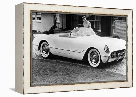 1953 Chevrolet Corvette, (C1953)-null-Framed Premier Image Canvas