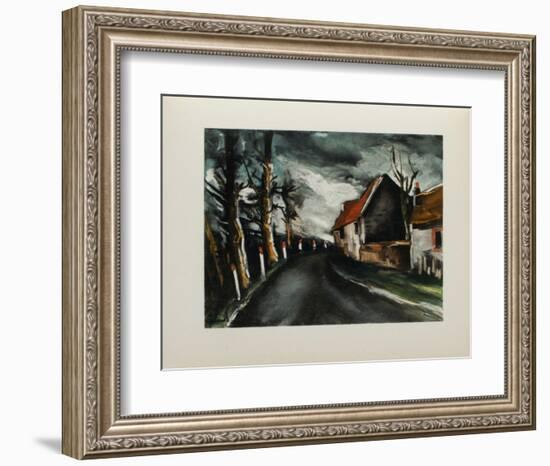 1953 - La Route De Longny-Maurice De Vlaminck-Framed Collectable Print