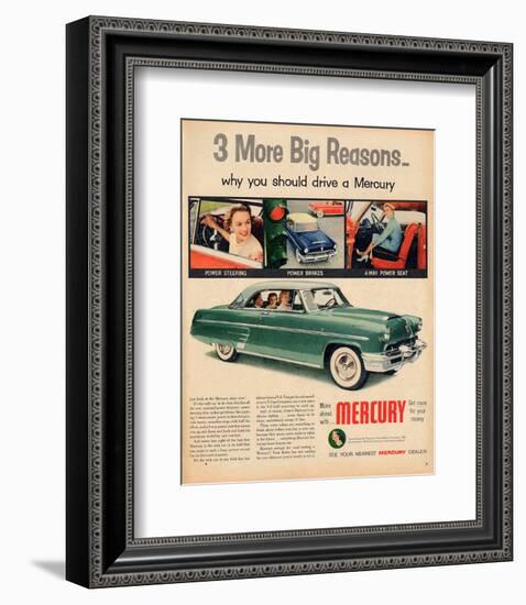 1953 Mercury - Move Ahead-null-Framed Art Print