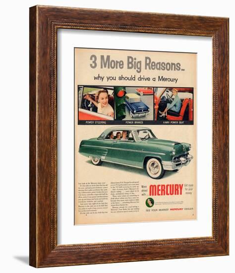 1953 Mercury - Move Ahead-null-Framed Art Print