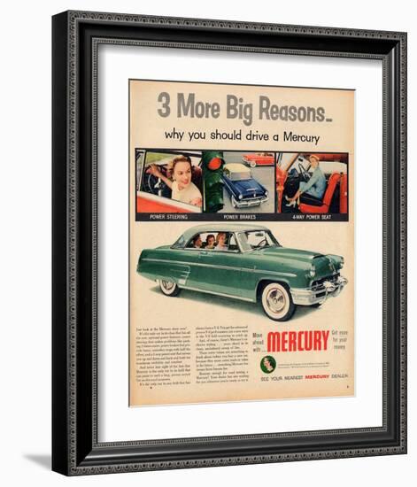 1953 Mercury - Move Ahead-null-Framed Art Print