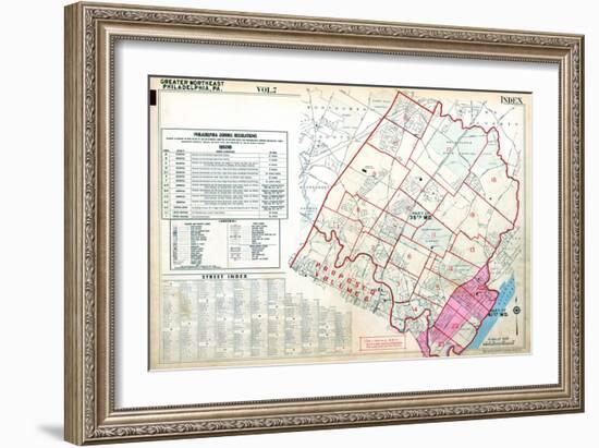 1953, North East Philadelphia, Pennsylvania, United States-null-Framed Giclee Print