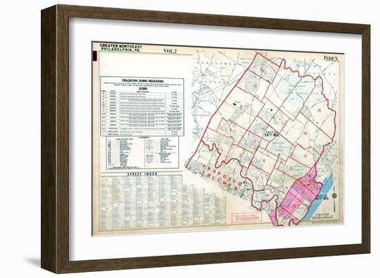 1953, North East Philadelphia, Pennsylvania, United States-null-Framed Giclee Print