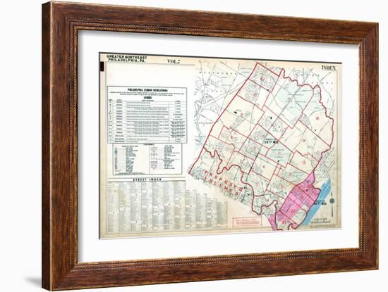 1953, North East Philadelphia, Pennsylvania, United States-null-Framed Giclee Print