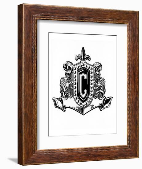 1954 Chrysler Badge-null-Framed Art Print