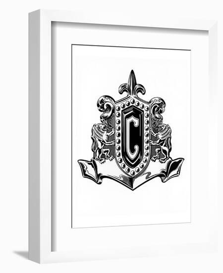 1954 Chrysler Badge-null-Framed Art Print