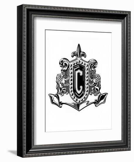 1954 Chrysler Badge-null-Framed Art Print