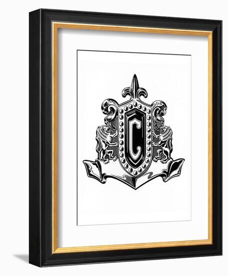 1954 Chrysler Badge-null-Framed Art Print