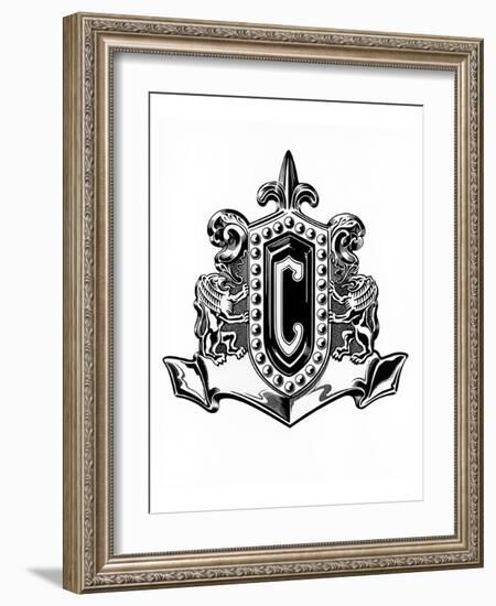 1954 Chrysler Badge-null-Framed Art Print