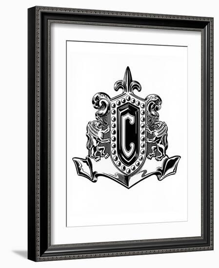 1954 Chrysler Badge-null-Framed Art Print