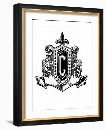 1954 Chrysler Badge-null-Framed Art Print