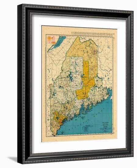 1954, Maine-null-Framed Giclee Print