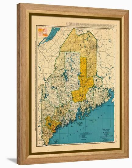 1954, Maine-null-Framed Premier Image Canvas