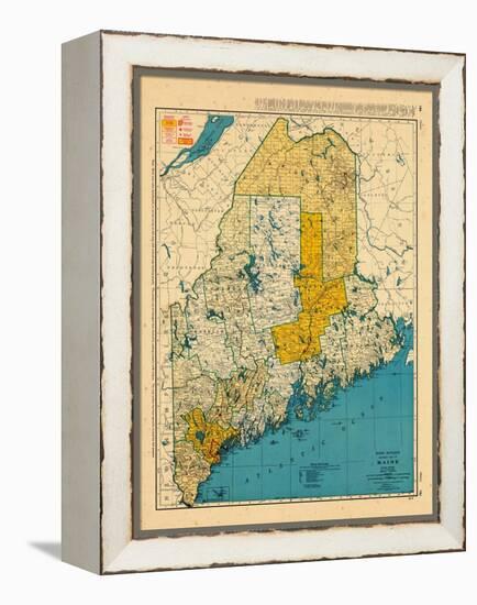 1954, Maine-null-Framed Premier Image Canvas