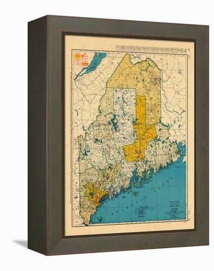 1954, Maine-null-Framed Premier Image Canvas