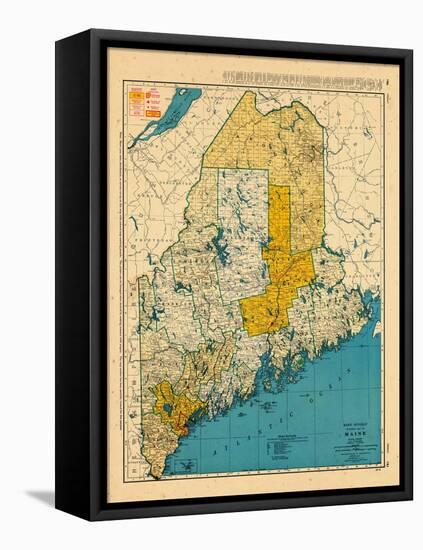 1954, Maine-null-Framed Premier Image Canvas