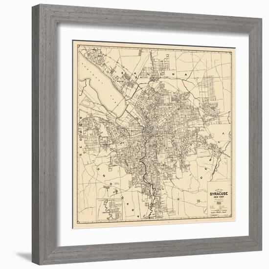 1954, Syracuse, New York, United States-null-Framed Giclee Print